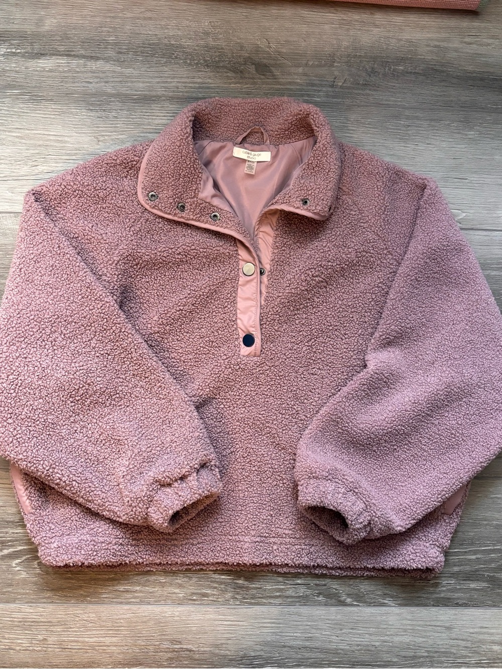 💜Cable & Gauge Studio💜 Purple Cozy Teddy Pullover